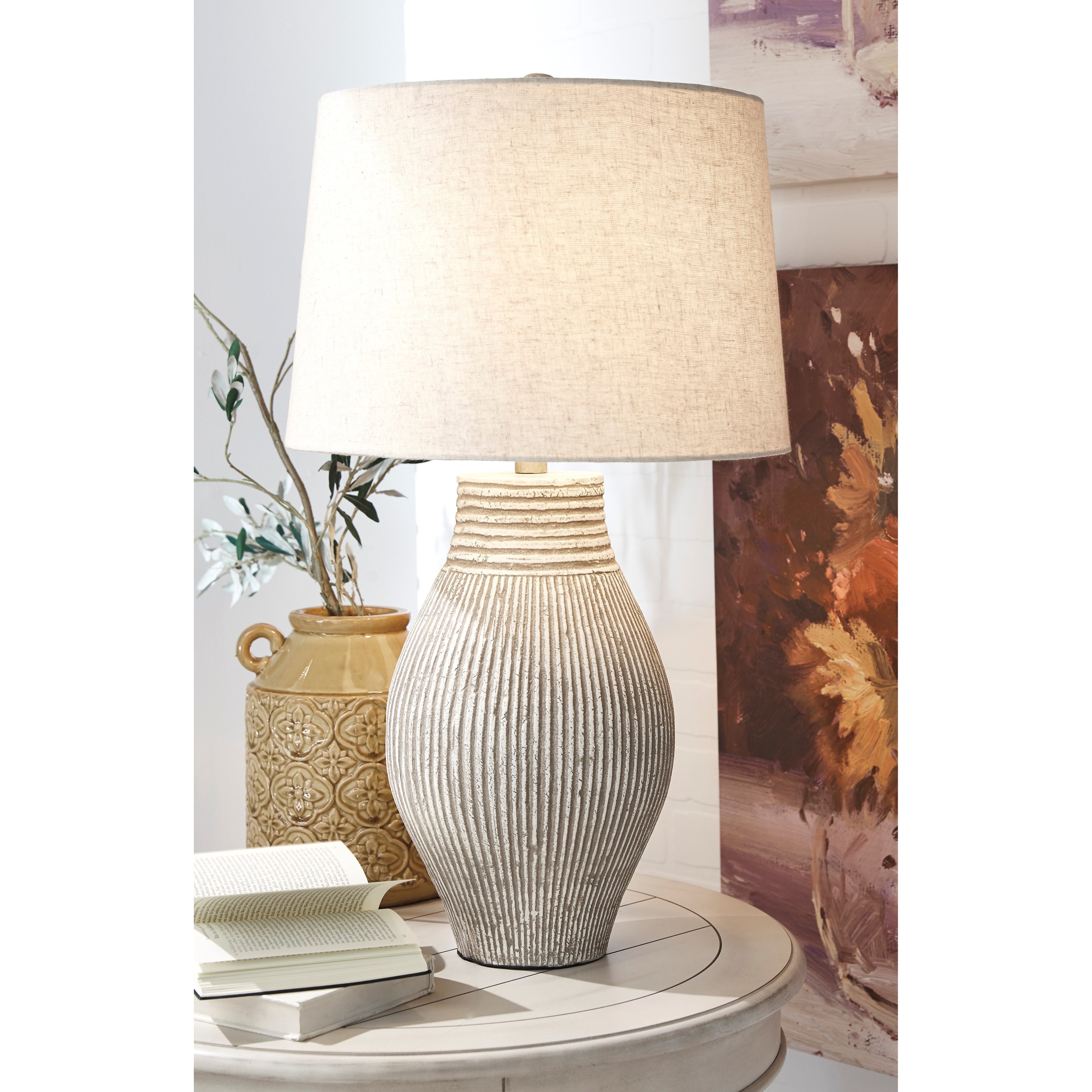 Ashley Furniture Signature Design Lamps Casual L235634 Layal Black